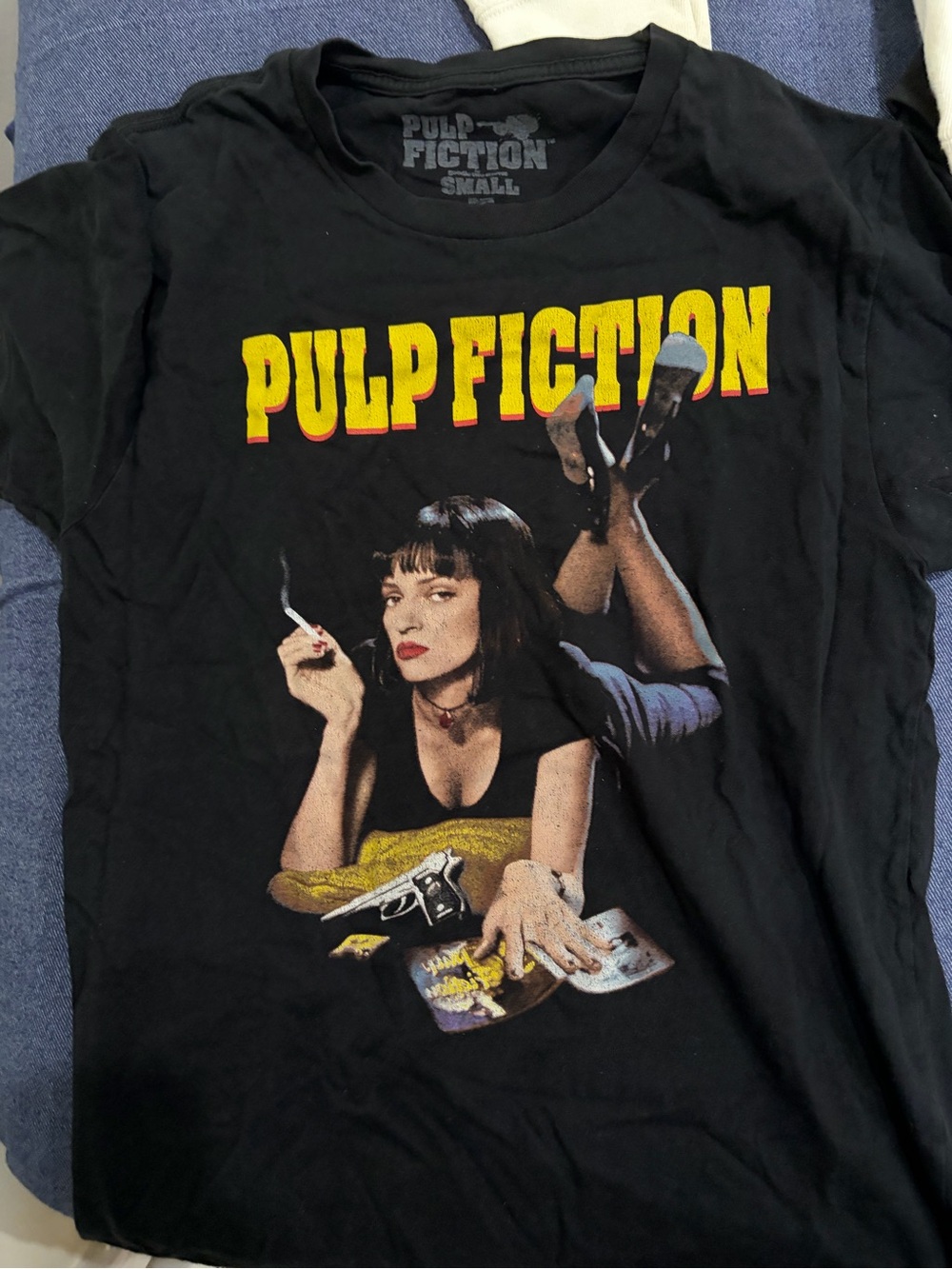 Urban Outfitters Black Pulp Fiction Graphic Tee